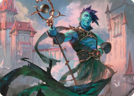 Haughty Djinn Art Card [Dominaria United Art Series] | Gear Gaming Fayetteville