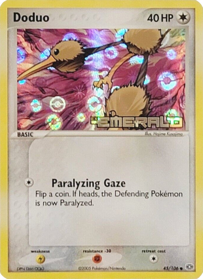 Doduo (45/106) (Stamped) [EX: Emerald] | Gear Gaming Fayetteville