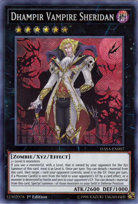 Dhampir Vampire Sheridan [DASA-EN007] Secret Rare | Gear Gaming Fayetteville