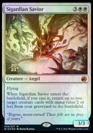 Sigardian Savior [Innistrad: Midnight Hunt Prerelease Promos] | Gear Gaming Fayetteville