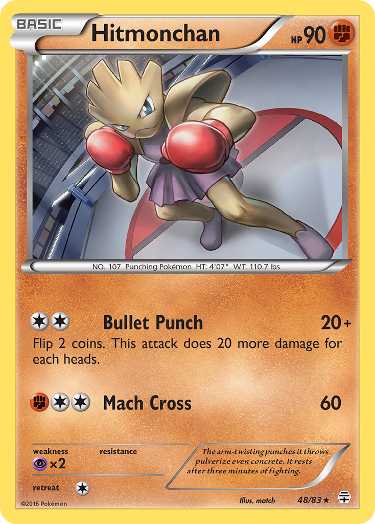 Hitmonchan (48/83) [XY: Generations] | Gear Gaming Fayetteville