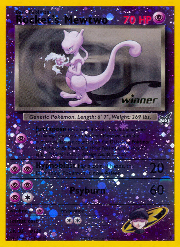 Rocket's Mewtwo (8) (Winner) [Best of Promos] | Gear Gaming Fayetteville