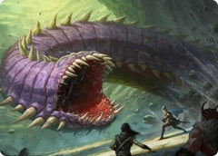 Purple Worm Art Card [Dungeons & Dragons: Adventures in the Forgotten Realms Art Series] | Gear Gaming Fayetteville