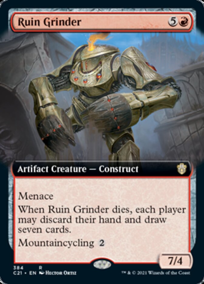 Ruin Grinder (Extended Art) [Commander 2021] | Gear Gaming Fayetteville