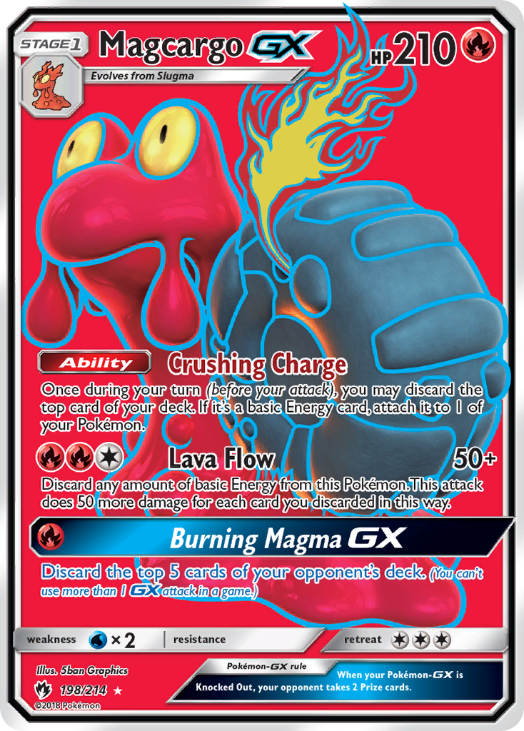 Magcargo GX (198/214) [Sun & Moon: Lost Thunder] | Gear Gaming Fayetteville