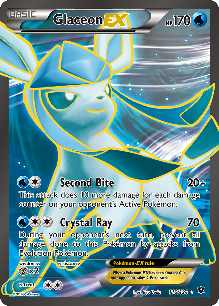 Glaceon EX (116/124) [XY: Fates Collide] | Gear Gaming Fayetteville