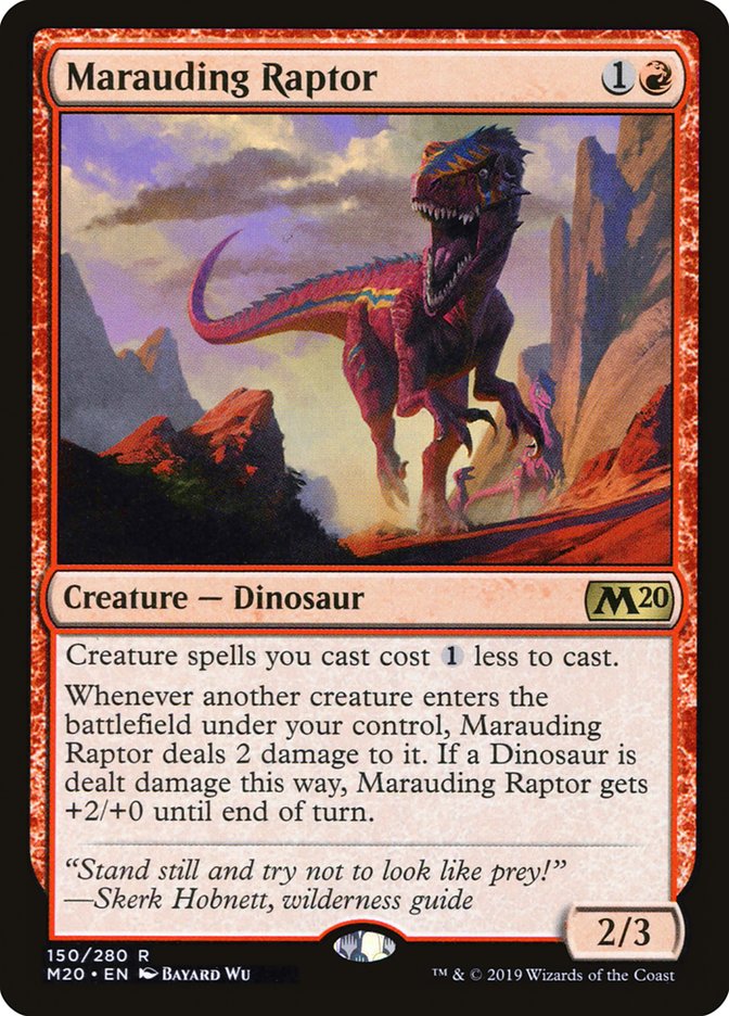 Marauding Raptor [Core Set 2020] | Gear Gaming Fayetteville