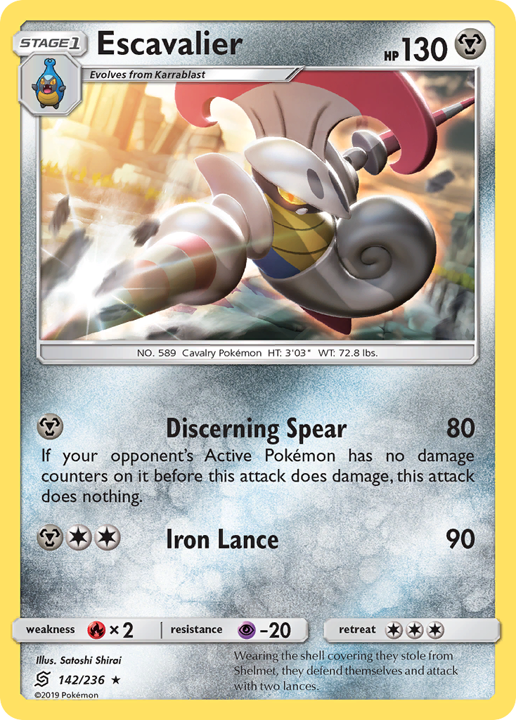 Escavalier (142/236) [Sun & Moon: Unified Minds] | Gear Gaming Fayetteville