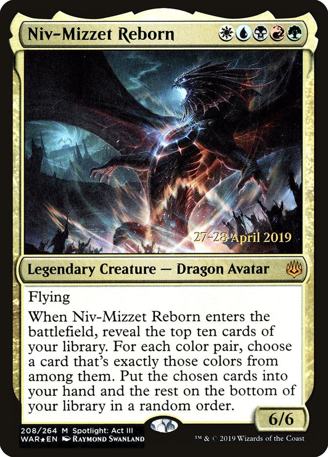 Niv-Mizzet Reborn [War of the Spark Prerelease Promos] | Gear Gaming Fayetteville