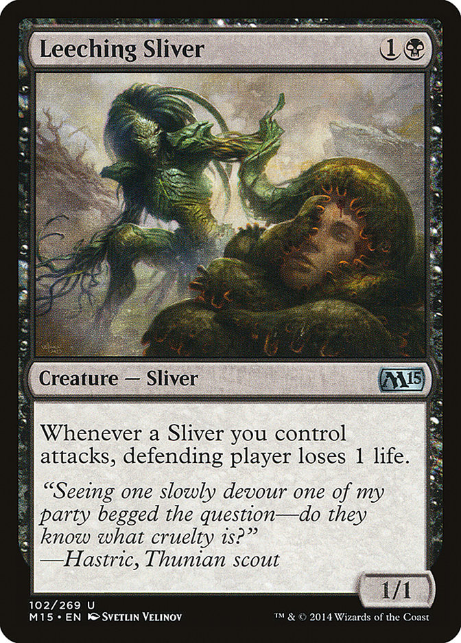Leeching Sliver [Magic 2015] | Gear Gaming Fayetteville
