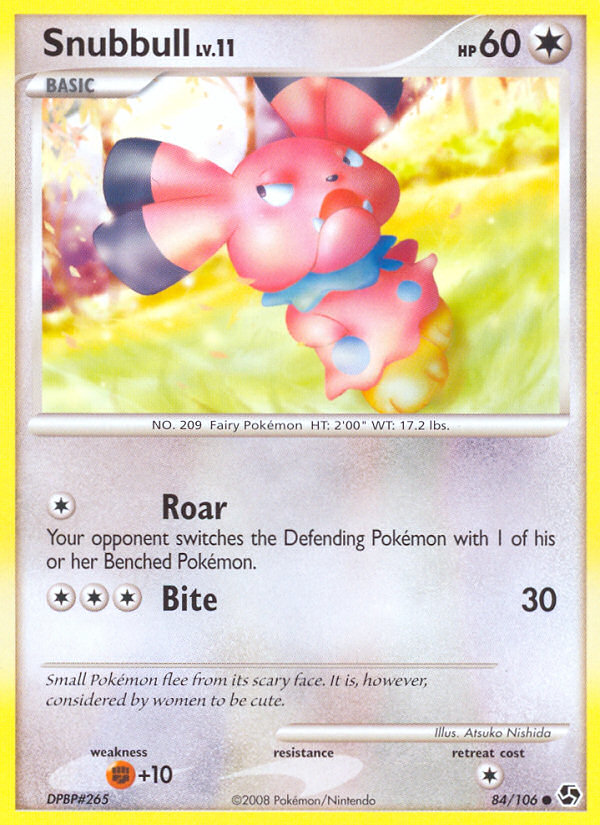 Snubbull (84/106) [Diamond & Pearl: Great Encounters] | Gear Gaming Fayetteville