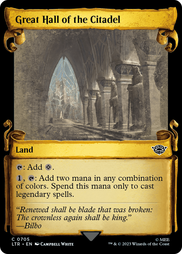 Great Hall of the Citadel [The Lord of the Rings: Tales of Middle-Earth Showcase Scrolls] | Gear Gaming Fayetteville