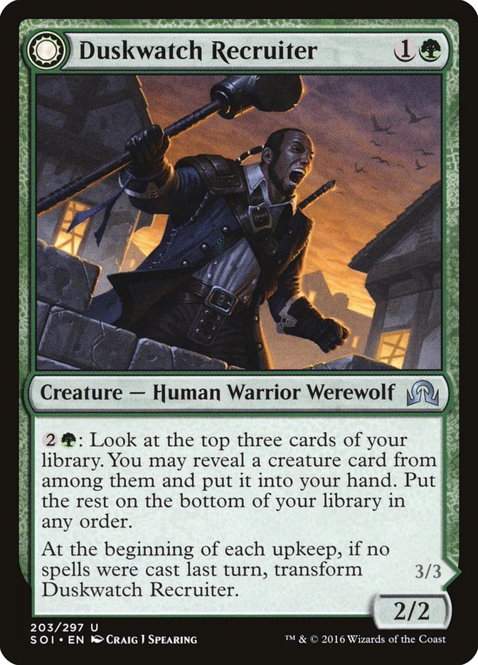 Duskwatch Recruiter // Krallenhorde Howler [Shadows over Innistrad] | Gear Gaming Fayetteville