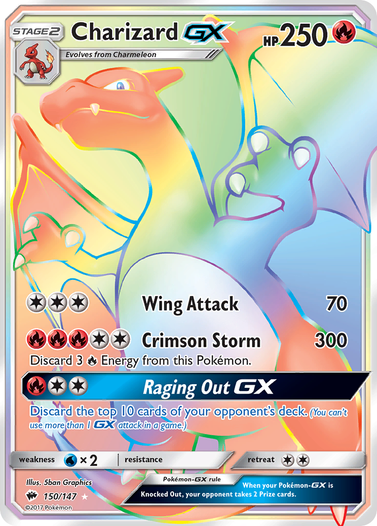 Charizard GX (150/147) [Sun & Moon: Burning Shadows] | Gear Gaming Fayetteville