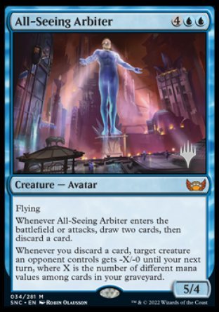 All-Seeing Arbiter (Promo Pack) [Streets of New Capenna Promos] | Gear Gaming Fayetteville