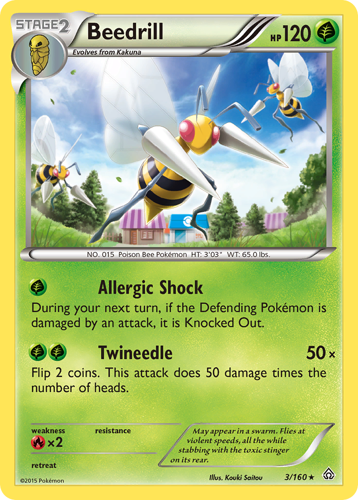 Beedrill (3/160) [XY: Primal Clash] | Gear Gaming Fayetteville