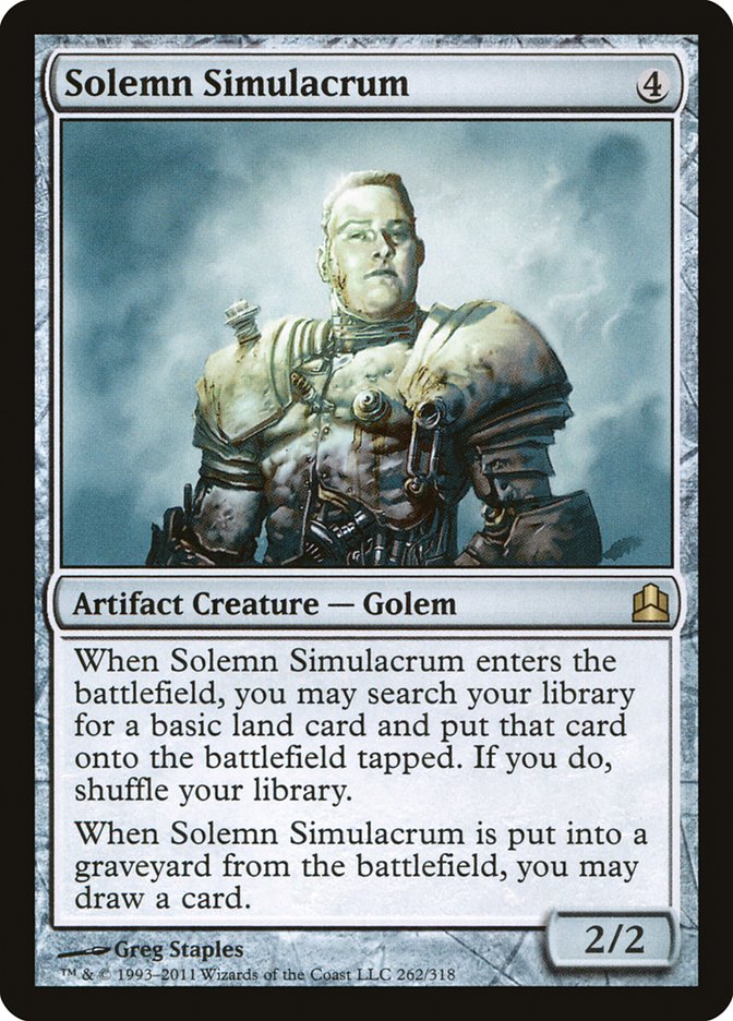 Solemn Simulacrum [Commander 2011] | Gear Gaming Fayetteville