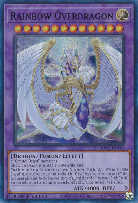 Rainbow Overdragon [SDCB-EN043] Super Rare | Gear Gaming Fayetteville