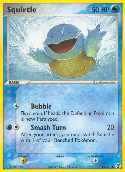 Squirtle (83/112) [EX: FireRed & LeafGreen] | Gear Gaming Fayetteville