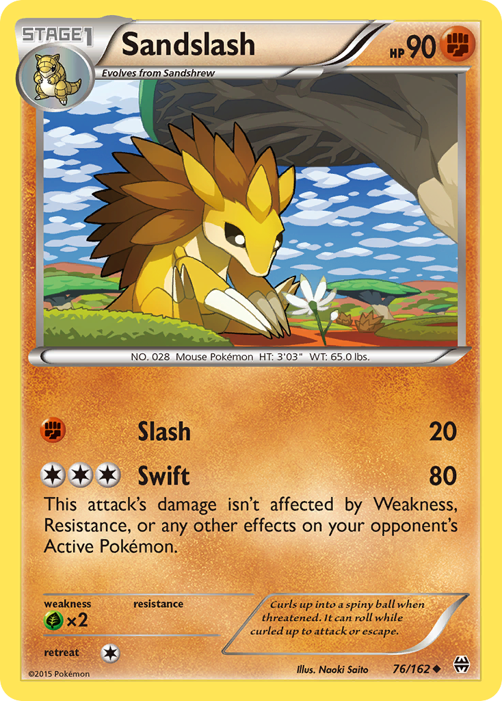 Sandslash (76/162) [XY: BREAKthrough] | Gear Gaming Fayetteville