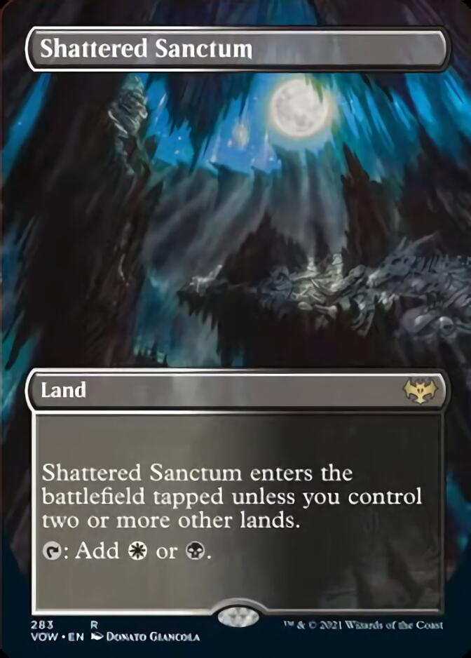 Shattered Sanctum (Borderless Alternate Art) [Innistrad: Crimson Vow] | Gear Gaming Fayetteville