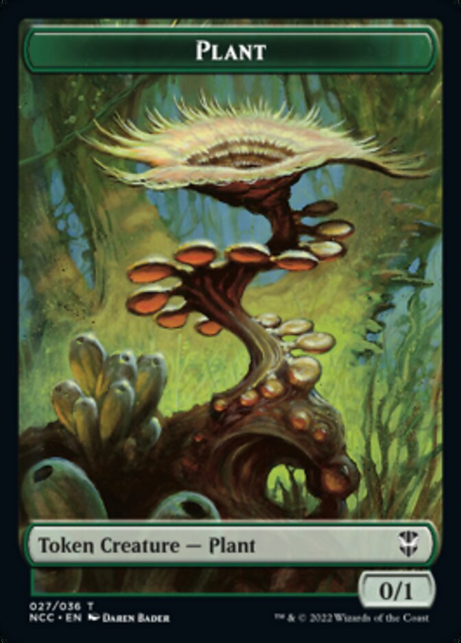 Plant // Citizen Double-Sided Token [Streets of New Capenna Commander Tokens] | Gear Gaming Fayetteville