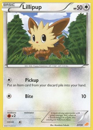 Lillipup (27/30) [Black & White: Trainer Kit - Excadrill] | Gear Gaming Fayetteville