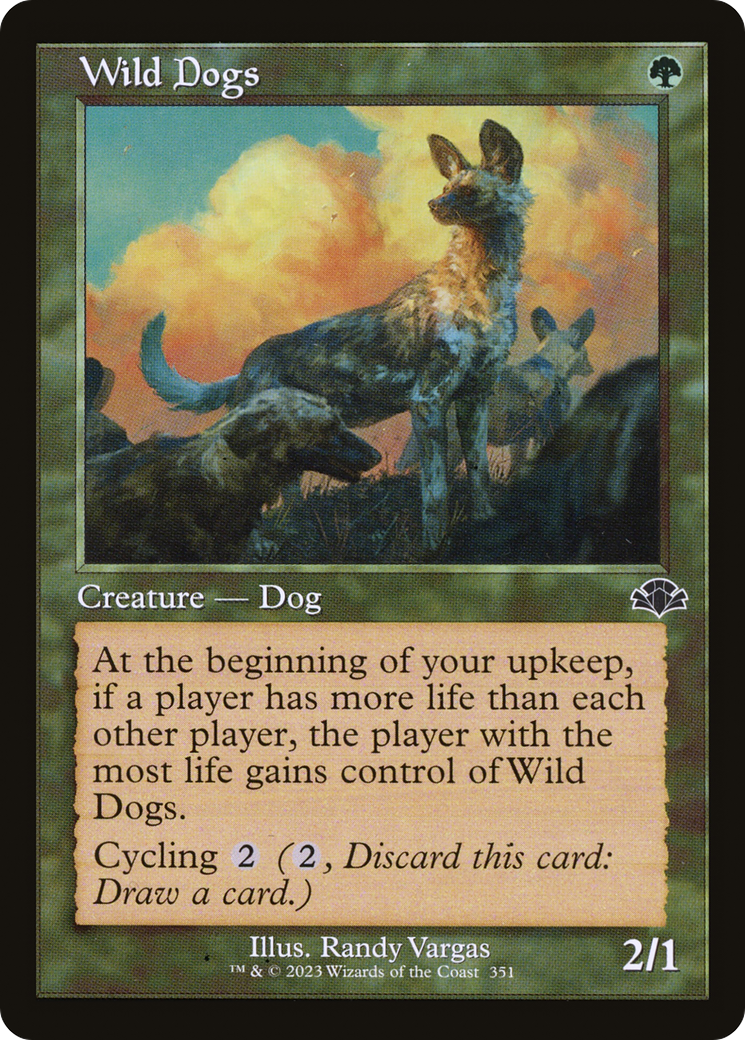 Wild Dogs (Retro) [Dominaria Remastered] | Gear Gaming Fayetteville