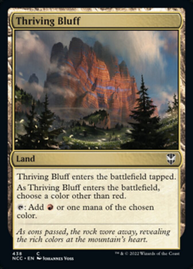 Thriving Bluff [Streets of New Capenna Commander] | Gear Gaming Fayetteville