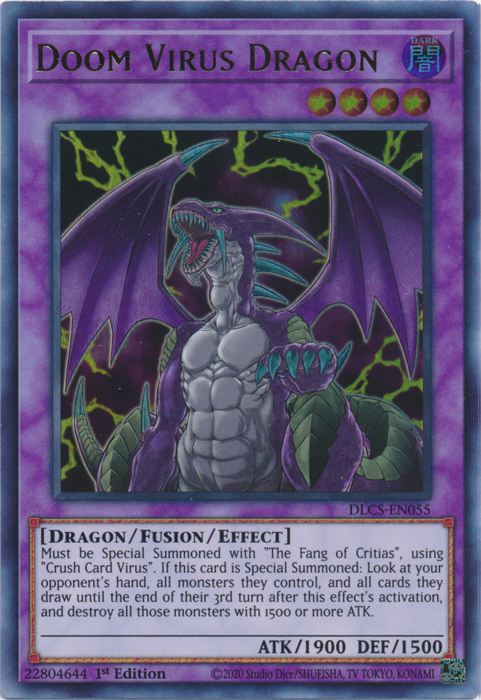 Doom Virus Dragon [DLCS-EN055] Ultra Rare | Gear Gaming Fayetteville