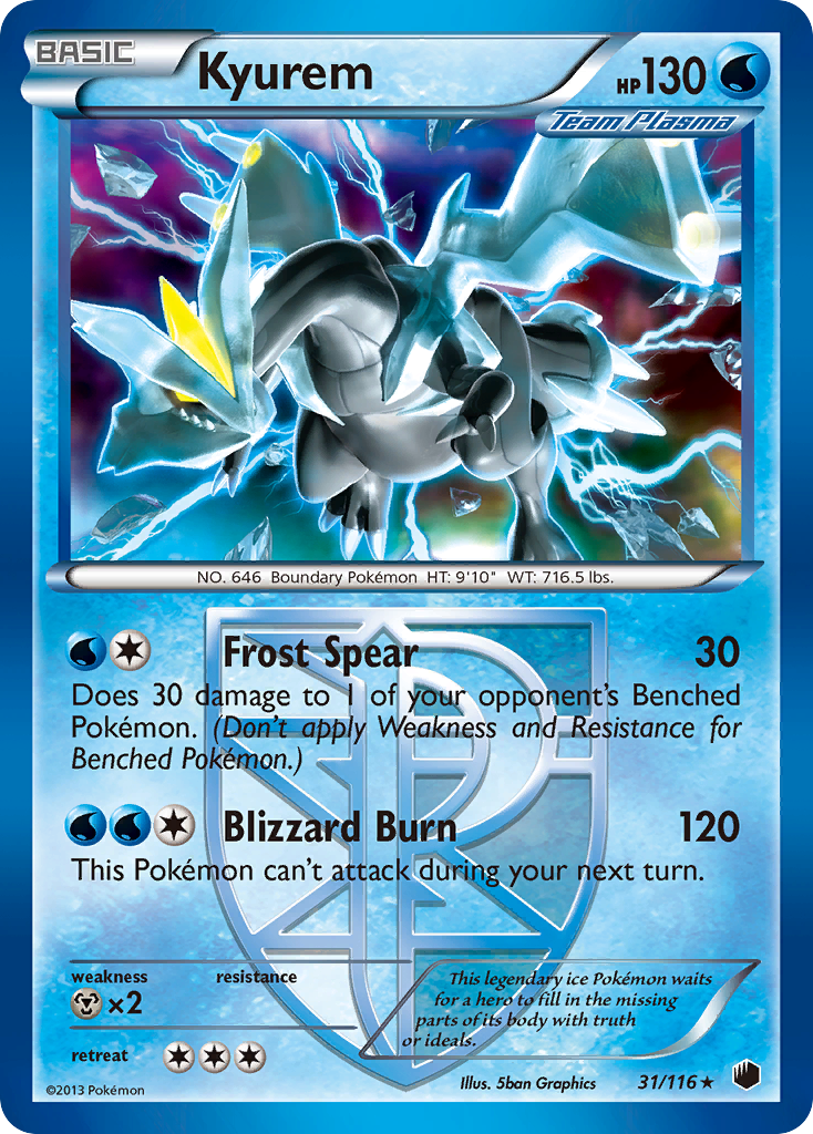 Kyurem (31/116) [Black & White: Plasma Freeze] | Gear Gaming Fayetteville