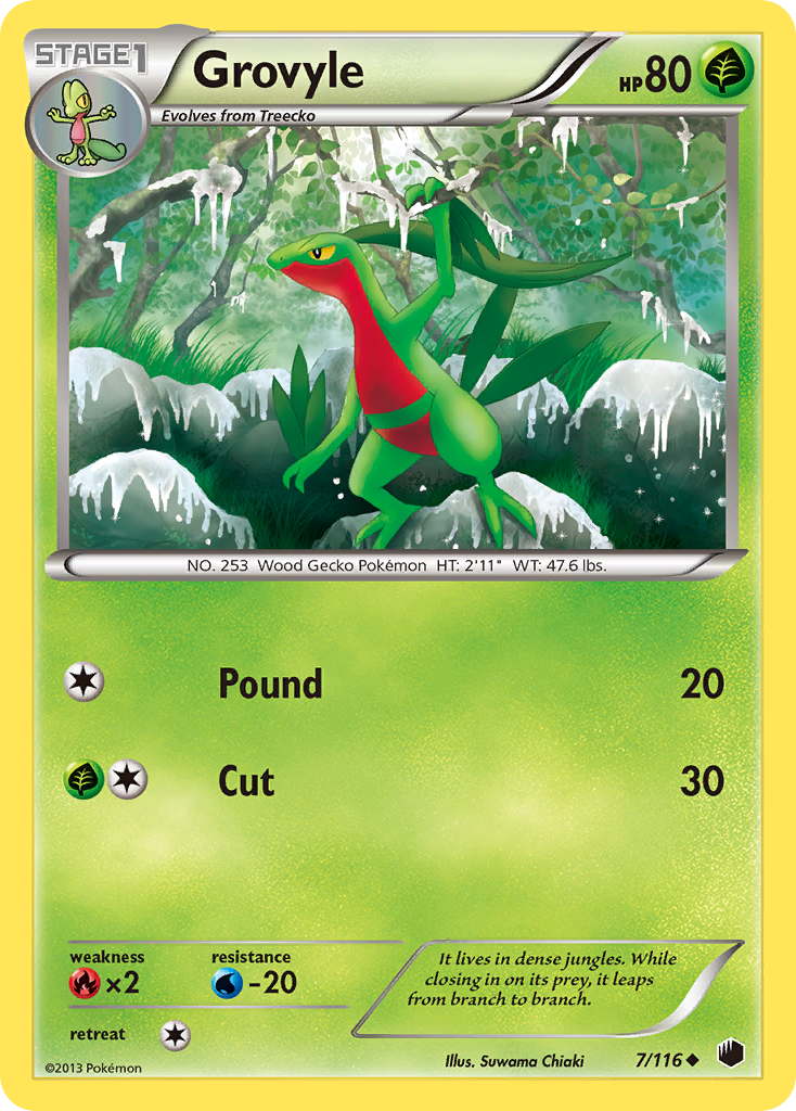 Grovyle (7/116) [Black & White: Plasma Freeze] | Gear Gaming Fayetteville