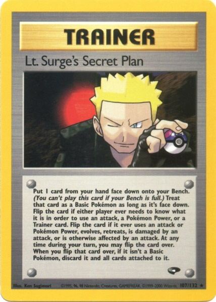 Lt. Surge's Secret Plan (107/132) [Gym Challenge Unlimited] | Gear Gaming Fayetteville