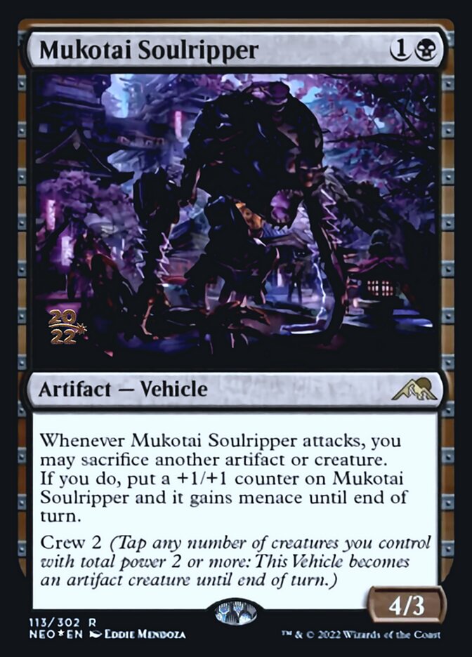 Mukotai Soulripper [Kamigawa: Neon Dynasty Prerelease Promos] | Gear Gaming Fayetteville