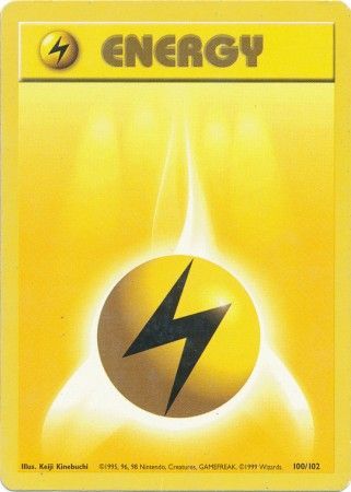 Lightning Energy (100/102) [Base Set Unlimited] | Gear Gaming Fayetteville