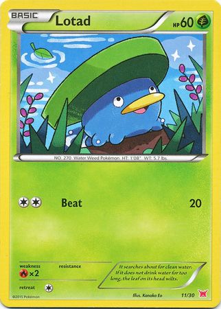 Lotad (11/30) [XY: Trainer Kit 2 - Latias] | Gear Gaming Fayetteville