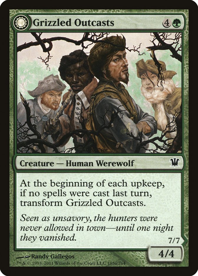 Grizzled Outcasts // Krallenhorde Wantons [Innistrad] | Gear Gaming Fayetteville