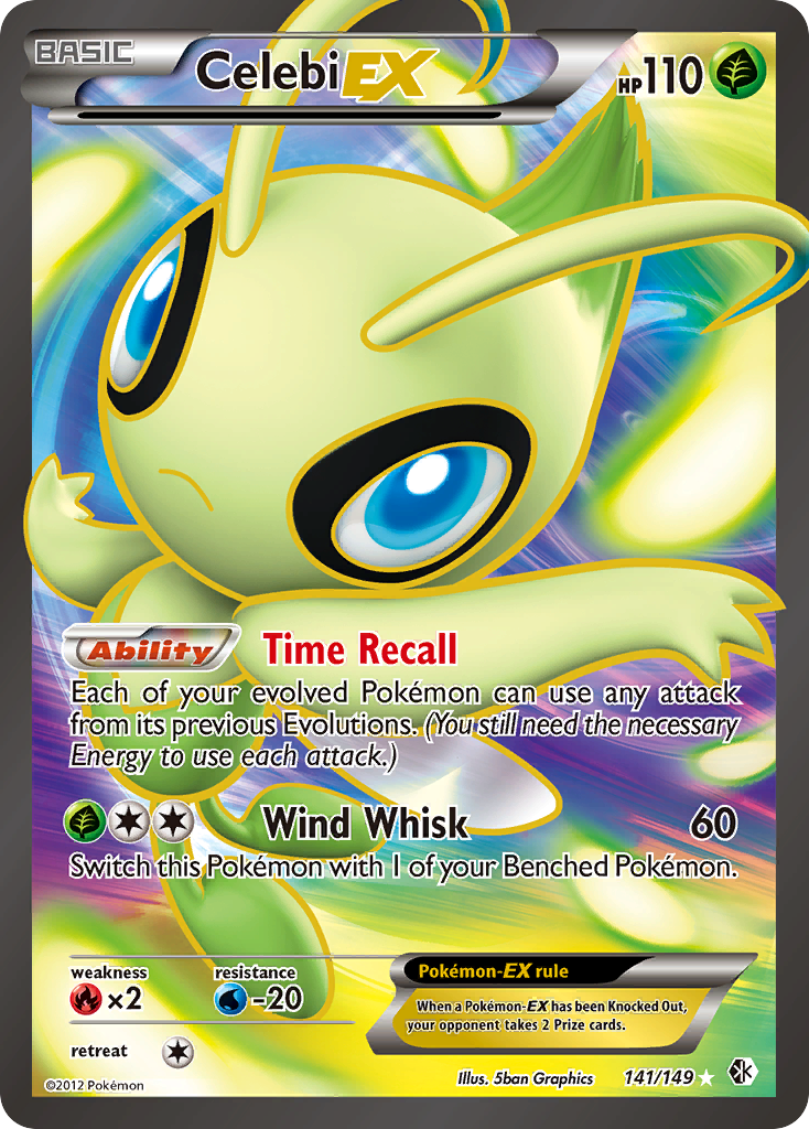 Celebi EX (141/149) [Black & White: Boundaries Crossed] | Gear Gaming Fayetteville