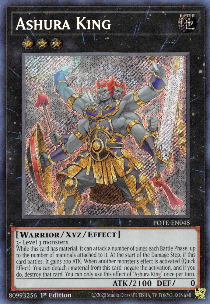 Ashura King [POTE-EN048] Secret Rare | Gear Gaming Fayetteville