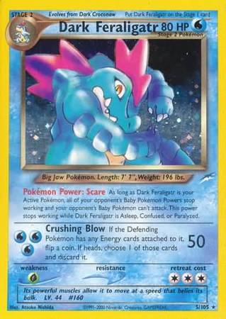 Dark Feraligatr (5/105) [Neo Destiny Unlimited] | Gear Gaming Fayetteville