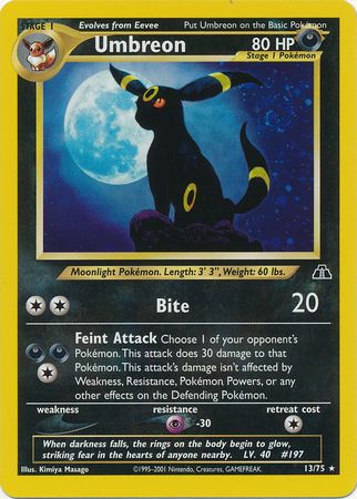 Umbreon (13/75) [Neo Discovery Unlimited] | Gear Gaming Fayetteville