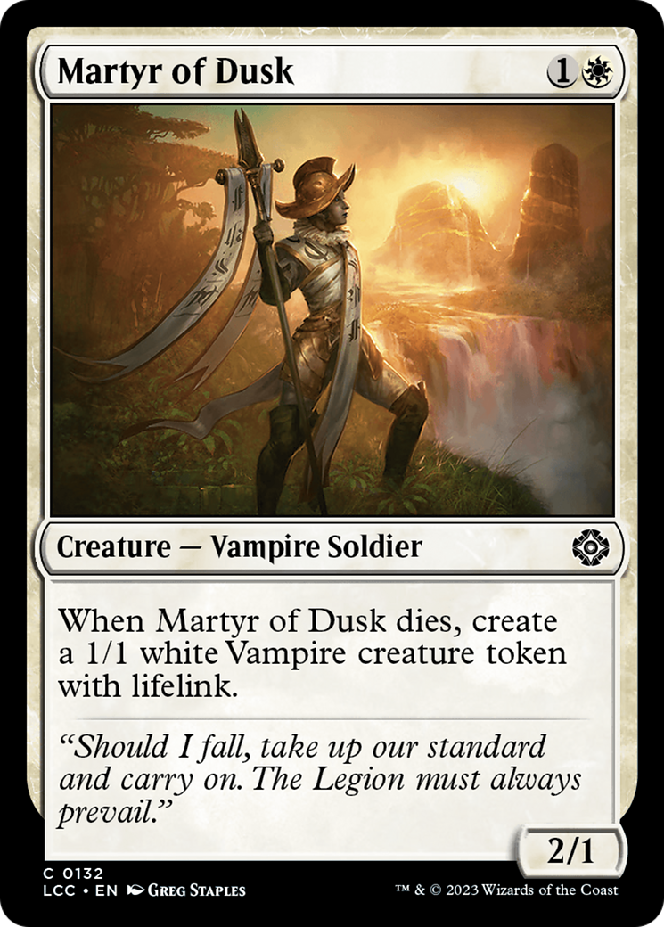 Martyr of Dusk [The Lost Caverns of Ixalan Commander] | Gear Gaming Fayetteville