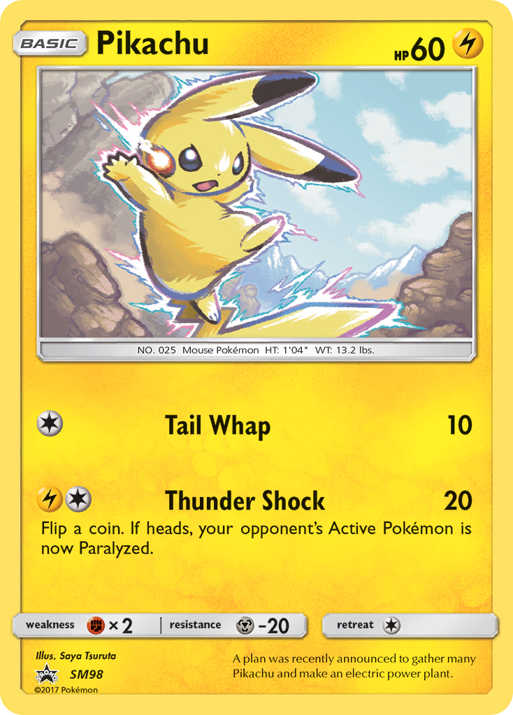 Pikachu (SM98) [Sun & Moon: Black Star Promos] | Gear Gaming Fayetteville