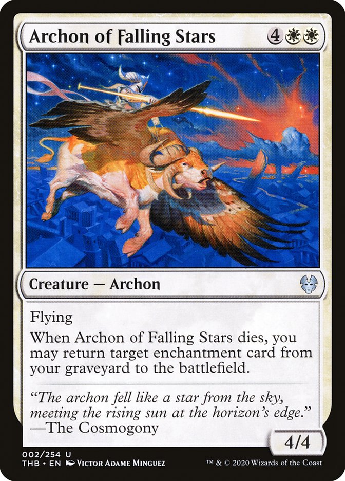 Archon of Falling Stars [Theros Beyond Death] | Gear Gaming Fayetteville