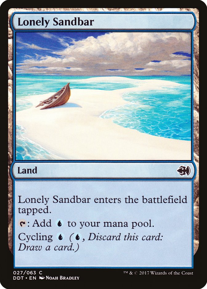 Lonely Sandbar [Duel Decks: Merfolk vs. Goblins] | Gear Gaming Fayetteville