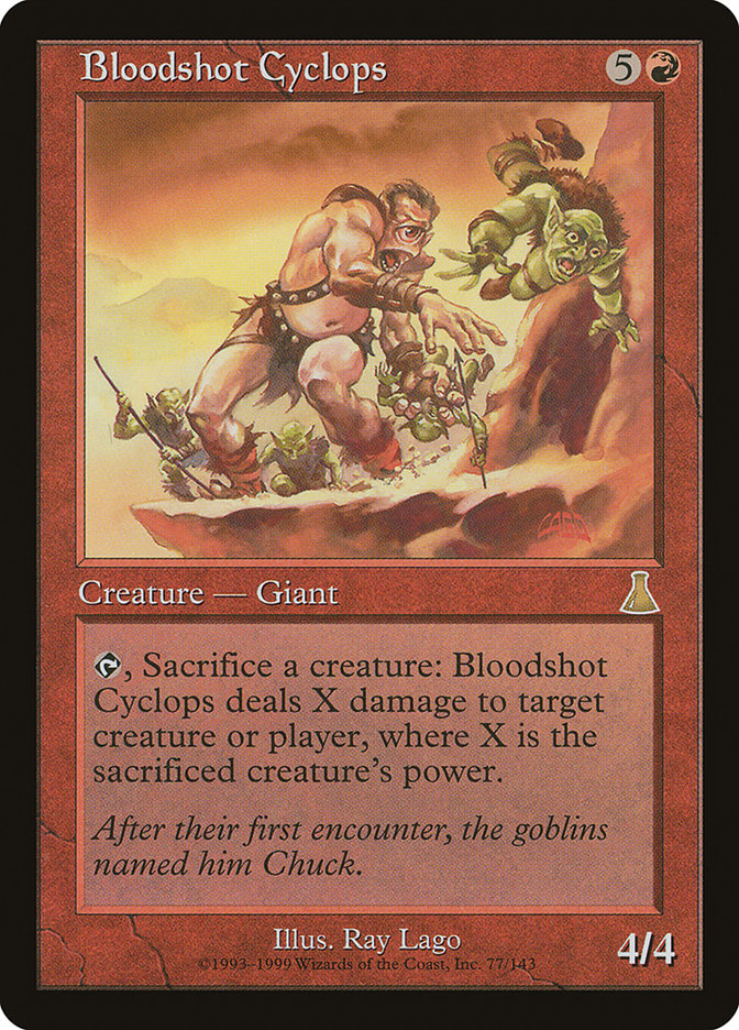 Bloodshot Cyclops [Urza's Destiny] | Gear Gaming Fayetteville