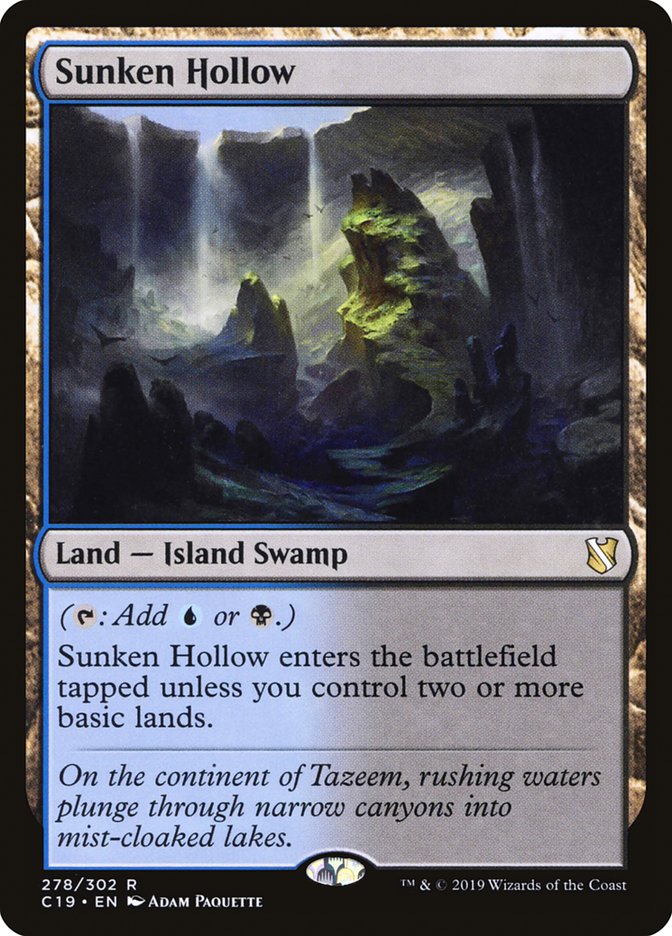 Sunken Hollow [Commander 2019] | Gear Gaming Fayetteville