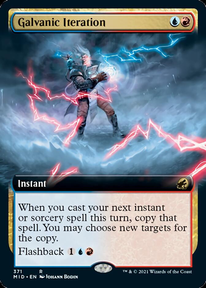 Galvanic Iteration (Extended Art) [Innistrad: Midnight Hunt] | Gear Gaming Fayetteville