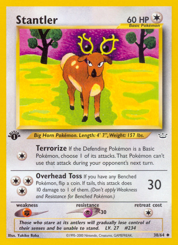 Stantler (38/64) [Neo Revelation 1st Edition] | Gear Gaming Fayetteville