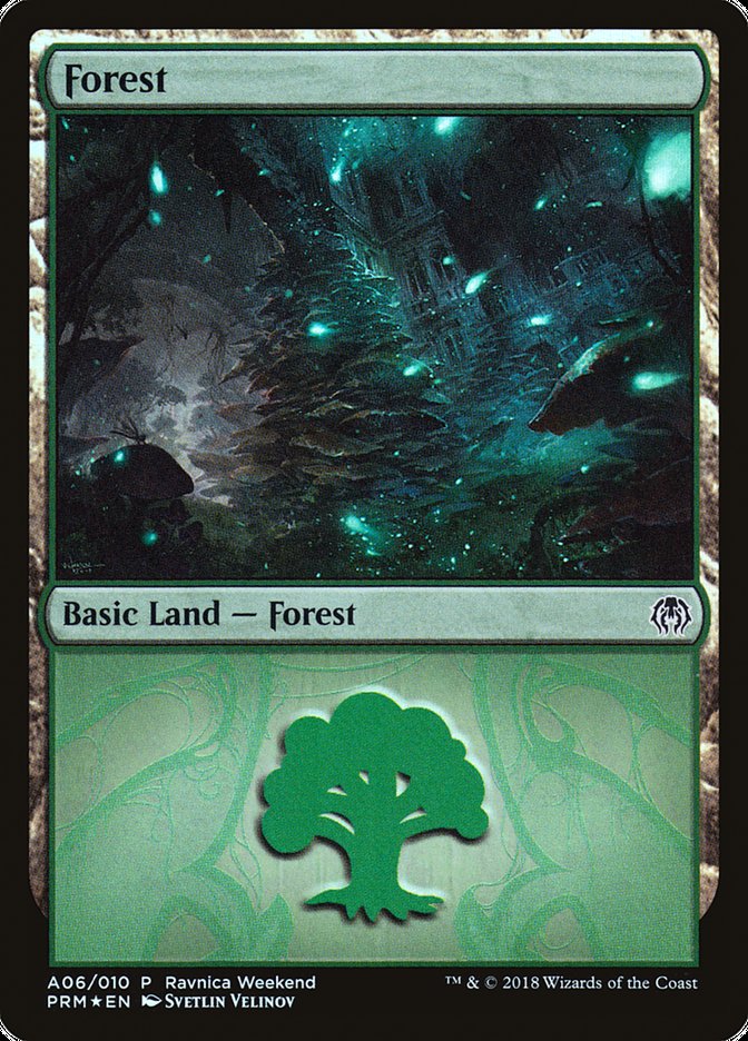 Forest (A06) [Ravnica Allegiance Ravnica Weekend] | Gear Gaming Fayetteville